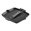 Staub 40509-343-0 Öntöttvas Grillserpenyő 34x21cm - Fekete