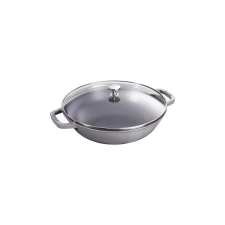 Staub cast iron wok with lid - 30 cm, Graphite edény