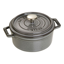 Staub Cocotte Öntöttvas Fazék Fedővel Ø 12cm 0,8L - Szürke edény