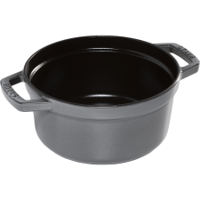 Staub La Cocotte 20cm Sütőedény kerek - Szürke edény