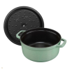 Staub La Cocotte Öntöttvas kerek Főzőedény Ø 24cm 3,8L - Zsálya