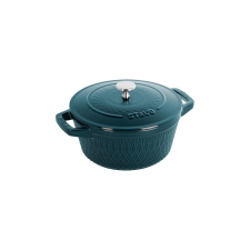 Staub Round Cast Iron Pot - 2.3 ltr, Marine edény