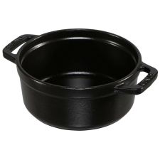 Staub Staub La Cocotte 12cm Sütőedény kerek - Fekete edény