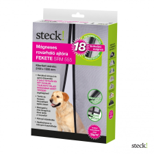 Steck Mágneses rovarháló ajtóra, fekete, 2100*1000 mm, 55g/m2 szúnyogháló