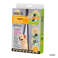 Steck Mágneses rovarháló, ajtóra, fekete-napraforgós, 2100x1000 mm 55g/m2 szúnyogháló