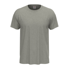 STEDMAN Classic, unisex rövid ujjú környakas póló, Grey Heather-L