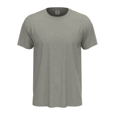 STEDMAN Classic, unisex rövid ujjú környakas póló, Grey Heather-XL férfi póló