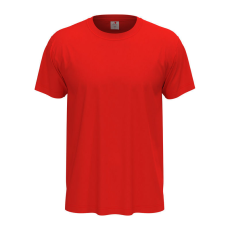 STEDMAN Classic, unisex rövid ujjú környakas póló, Scarlet Red-3XL