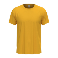 STEDMAN Classic, unisex rövid ujjú környakas póló, Sunflower Yellow-M férfi póló