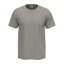 STEDMAN Comfort, körkötött rövid ujjú férfi póló, Grey Heather-S férfi póló