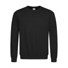 STEDMAN Férfi hosszú ujjú pulóver Stedman Unisex Sweatshirt Classic S, Opál fekete