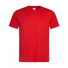 STEDMAN Férfi rövid ujjú organikus póló Stedman Classic-T Organic Unisex Crew Neck L, Piros