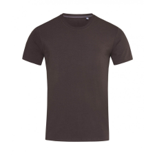 STEDMAN Férfi rövid ujjú póló Stedman Clive Crew Neck 2XL, Sötét csokoládébarna férfi póló