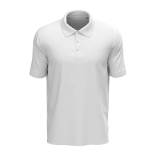 STEDMAN Lux klasszikus fazonú férfi galléros póló, White-XL férfi póló