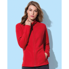 STEDMAN Női hosszú ujjú polár Stedman Fleece Jacket Women XS, Opál fekete női dzseki, kabát