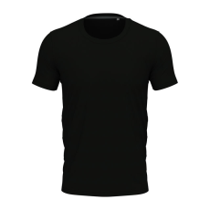 STEDMAN rövid ujjú streccs férfi póló, Black Opal-M