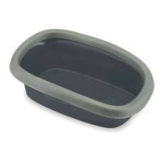 Stefanplast Sprint Macska WC Green Line 43x31x14cm Sötétszürke/szürke macskatoalett