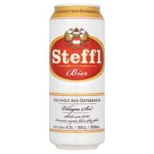 Steffl világos sör 4,2% 0,5 l doboz sör