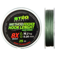 Stég Method Feeder előke zsinór 0.10mm 25LB 25m horgászzsinór