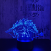  Stegosaurus 3 3D led lámpa