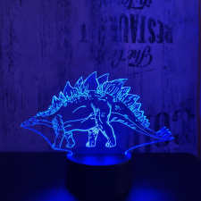 Stegosaurus 3 3D led lámpa világítás