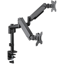 Stell SOS 2122 Dual monitortartó 17-32" fekete tv állvány és fali konzol