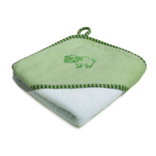  Stella fürdõlepedõ hímzett 80x80cm zöld-fehér bari babatörülköző, kifogó