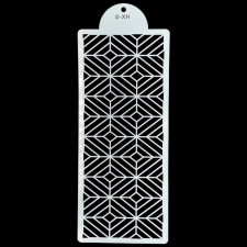  Stencil, négyszög, műanyag,15×39 cm sütés és főzés