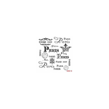  Stencil - Paris, mérete: 25x25 cm dekorációs kellék