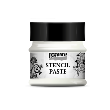 Stencil paszta, gyöngyház, jégvirág, 50 ml dekorációs kellék