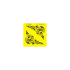  Stencil, sarokdisz, mérete: 16x16 cm dekorációs kellék