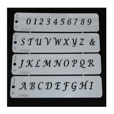  Stencil számok - betűk konyhai eszköz