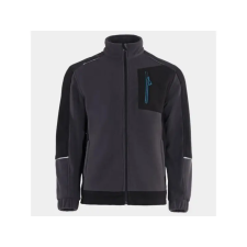 STENSO REVOLT FLEECE polár kabát szürke-fekete-petrolkék XL() munkaruha