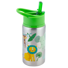 Stephen Joseph Rozsdamentes acél gyerek kulacs 532 ml állatos mintájú - Stephen Joseph kulacs, kulacstartó