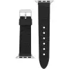 Steve Madden Apple Watch 38/40/41 mm WS/1003BKSV384041 szíj, férfi, szilikon - fekete
