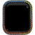 Steve Madden Pouzdro s krystaly pro Apple Watch 44 mm stříbrné