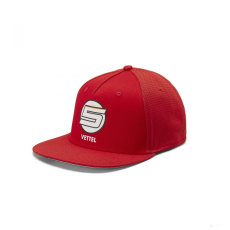 Stichd Sebastian Vettel sapka - Ferrari Flatbrim, piros, 2019