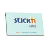 Stick'n Öntapadó jegyzettömb STICK`N 76x127mm pasztel kék 100 lap