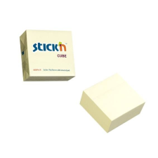 Stick'n Öntapadó jegyzettömb STICK`N 76x76mm pasztel sárga 400 lap jegyzettömb