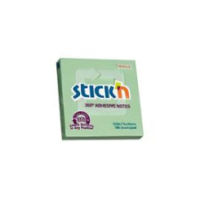 Stick'n Stick`N 360° 76x76mm 100lap zöld öntapadó jegyzettömb (STICK_N_21552) post-it