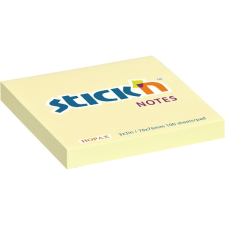 Stick'n Stick`N 76x76 mm 100 lap pasztell sárga öntapadó jegyzettömb (21007) post-it