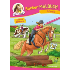  Sticker-Malbuch Pferde – Maximilian Walther idegen nyelvű könyv