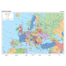Stiefel Európa politikai térképe+tematikus térképek DUO térkép