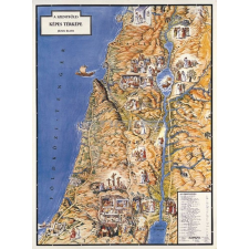Stiefel Képes térkép az Újszövetséghez fémléces térkép
