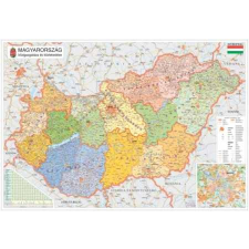 Stiefel Magyarország közigazgatása és közlekedése térkép wandi - Stiefel térkép