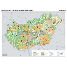 Stiefel Magyarország növényzete és mezőgazdasága térkép