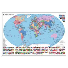 Stiefel Világ országai fémléces falitérkép Stiefel 100x70 cm térkép