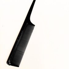  Stil fésű műanyag fekete fodrászkellék