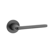 STILE UTA Körrozettás R SLIM 7MM BLACK - Fekete WC zár és alkatrészei