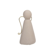  Stilizált angyal álló, homokfújt felülettel 14 cm dekorációs kellék